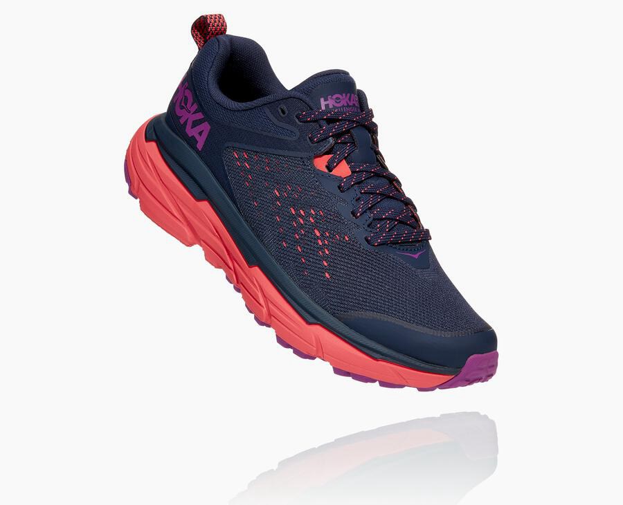 Hoka One One Trail Schoenen Dames - Challenger Atr 6 - Donkerblauw - HO1083752